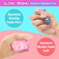 thumbnail image 4 of Paquete de 4 juguetes Fidget Toy Stress Cube para apretar sensorialmente Siwarm, 4 of 8