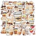thumbnail image 3 of 35pcs-70pcs Cute Coffee Stickers Food Kids Stickers  Stickers DIY Stickers for Luggage Laptop Suitcase, 3 of 9
