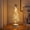 White, variant on Metal Christmas Tree Shaped LED Table Lamp Light-up Christmas Tree with Top Star Night Light for Bedroom Wedding Party Table Decor 3AAA Battery Powered (Gold(Warm White), 4.72x4.72x12.99in)