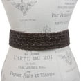 thumbnail image 3 of Women's 2 3/8" or 60 mm Wide High Waist Braided Woven Full Grain Leather Belt, 3 of 3