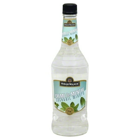 Hiram Walker Creme de Menthe White, 25 Oz Bottle