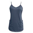 thumbnail image 2 of Vetsdori Sleeveless Tank Tops for Women Plus Size Camisole Tshirts Pullover Pockets Casual Work,Summer V Neck Womens Tops Lightweight, 2 of 2