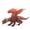 Red, variant on Education Toy Realistic Birthday Dinosaur Model for Kids Fiery Figurine Educational Play for Curious Learners