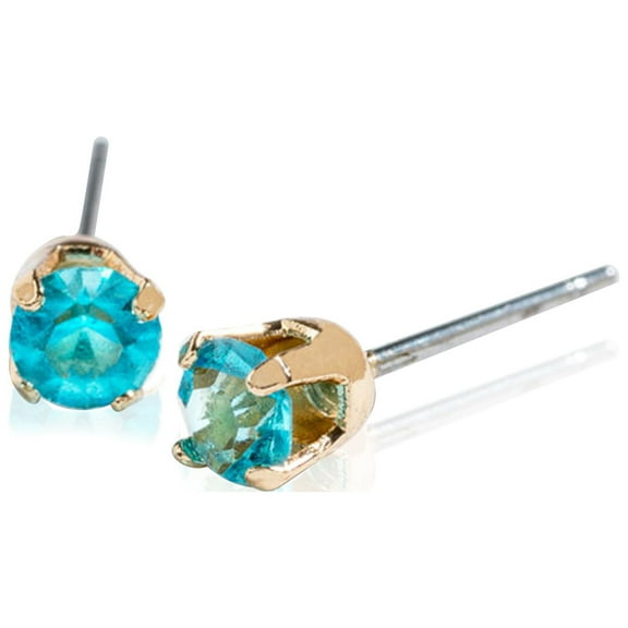 Women's March Birth Stone Ear Sense Stud Earrings by Howard's