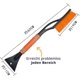 thumbnail image 2 of Car Snow Brush, 2 in 1 Ice Scraper and Snow Brush, Detachable Snow Scraper Snow Broom, Car Telescopic Ice Shovel, for Cars, Trucks, SUVs and RVs (Oran, 2 of 4