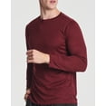 thumbnail image 4 of Real Essentials 3 & 5 Pack: Men's Mesh Quick Dry Athletic Long Sleeve T-Shirt UPF SPF UV Sun (Available In Big & Tall), 4 of 6