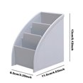thumbnail image 2 of Portabolígrafos De Oficina, Organizador Multifuncional Para Escritorio, Para Bolígrafos, Lápices, Tarjetas De Visita, Teléfonos Y Mandos A Distancia De Televisores., 2 of 3