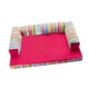 thumbnail image 2 of Sofá para mascotas, sofá para perros, muebles para perros, portátil, para perros pequeños y medianos, perrera, silla para perros resistente, suave y rojo, 2 of 8