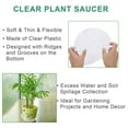 thumbnail image 2 of 10 Pack Clear Plant Saucer Drip Trays for Indoors Outdoors, 8 in Plastic Flower Plant Pot Saucer, 2 of 6