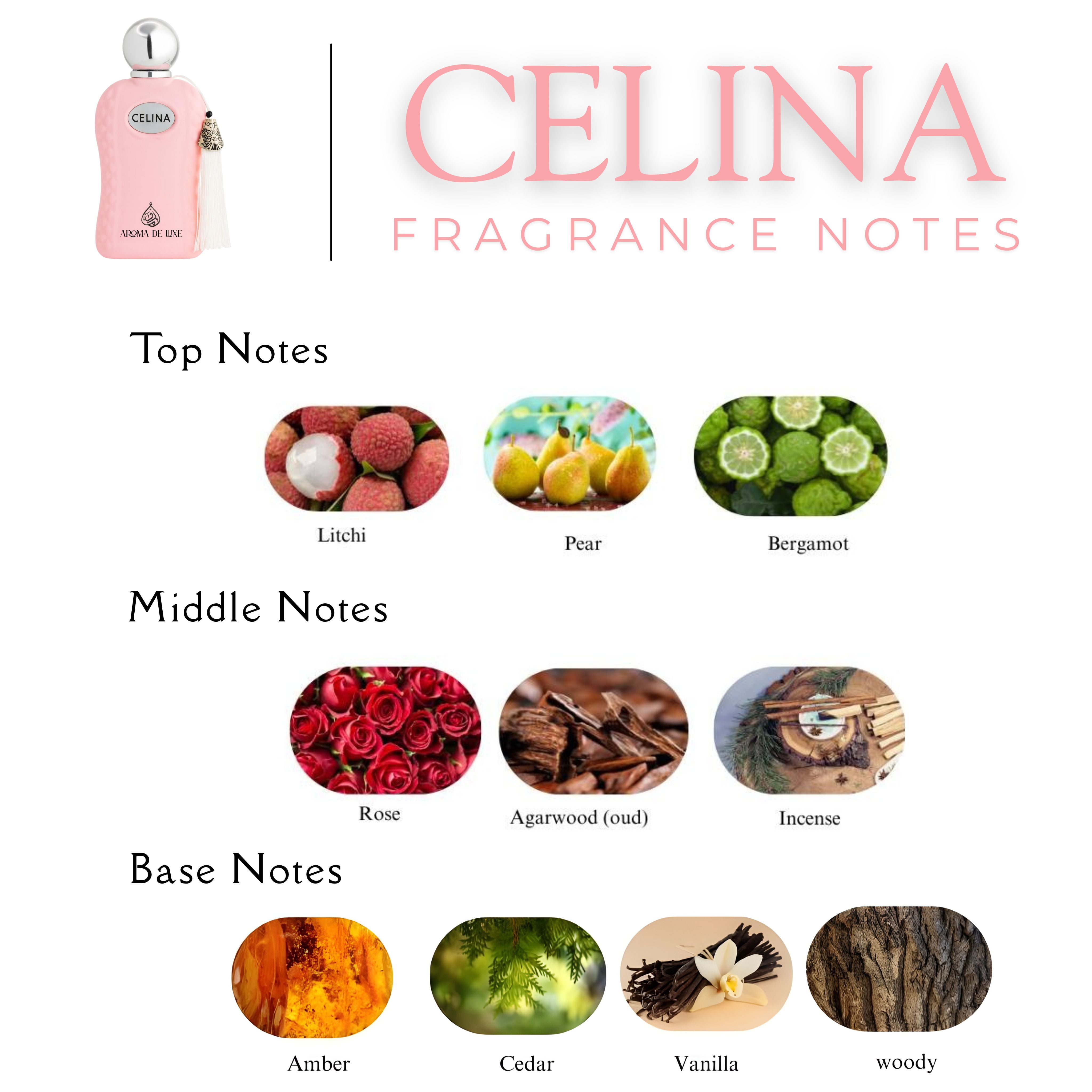Celina 100 ML EDP Perfume | Impression Of Delina | Romantic Floral Rose Fruity Fresh Musky Long Lasting Fragrance for Women