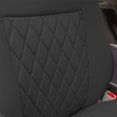 thumbnail image 6 of For Toyota Sienna 2011-2020 FH Group Neoprene Waterproof Custom Fit Car Seat Covers - Solid Black Front Set, 6 of 10