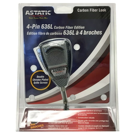Astatic Noise-Canceling 4-Pin CB Mic 7.5-Foot Heavy-Duty Cord-Black price history on PriceWatchPro