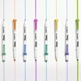 thumbnail image 3 of Sharpie S-Note Duo Dual-Ended Creative Markers, Part Highlighter, Part Art Marker, Assorted Colours, Fine and Chisel Tips, Includes Stand-up Easel, 16 Count, 3 of 8