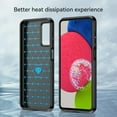 thumbnail image 5 of for Samsung Galaxy A23 5G case,Galaxy A23 case with HD Screen Protector,Fashion Shock-Absorption Flexible TPU Bumper Soft Rubber Protective Case Cove for Samsung Galaxy A23 (Black Brushed TPU), 5 of 8