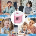 thumbnail image 7 of SUWU Electric Pencil Sharpener, Automatic Sharpener Fit for No.2 and 6-8 mm Pencils, Electric Sharpener with Auto Stop - Pink, 7 of 7