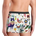 thumbnail image 5 of Haiem Alpaca Flower Men's Boxer Briefs, Every Day Comfort Stretch Cotton Moisture-Wicking Underwear-Medium, 5 of 9