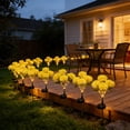 thumbnail image 6 of Bcylexb Solar Garden Lights Outdoor, Dusk to Dawn Realistic Carnation Solar Flowers Waterproof Colorful Solar Light for Garden Lawn Decor, 6 of 6