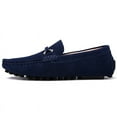 thumbnail image 3 of Men's Casual Loafers Slip On Leather Shoes Lightweight Driving Shoes Male Moccasins Classic Penny Loafer Flats Boat Shoes, 3 of 10
