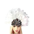 thumbnail image 1 of Sombreros de mujer para carnaval, accesorios de rol, flores desmontables, sombrero de moda, protector facial de poliéster para mujer, 1 of 3