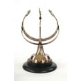 thumbnail image 5 of 8" x 10" x 14.25" Brass Armillary On Wooden Base, 5 of 6