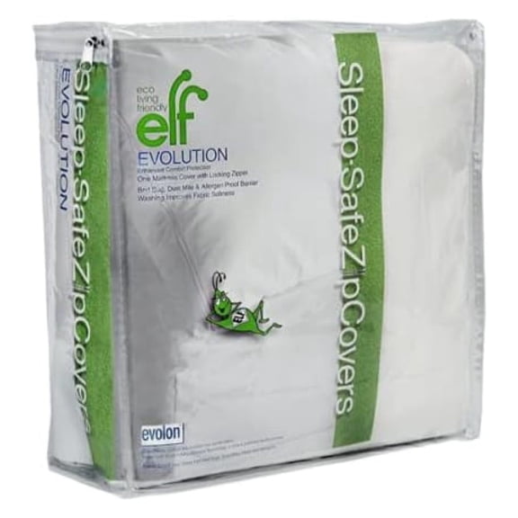 Evolon Mattress Protector | Zippered Mattress Encasement | Sleep Safe ZipCover 12" Twin