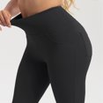 thumbnail image 7 of REALiKUN Women's Athletic Pants Butt Workout Yoga Stretch Pants High Waist Jogger Flare Sweatpants, 7 of 7