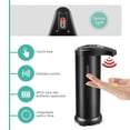 thumbnail image 3 of Automatic Soap Dispenser, less Hands-Free Soap Dispenser with Waterproof Base,for Kitchen Bathroom Restaurant, 3 of 8