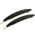 thumbnail image 3 of French Amie Narrow Oblong Small Hair Clip - Tige Boule Women Barrette Set Of 2 (BeigeBrown), 3 of 19