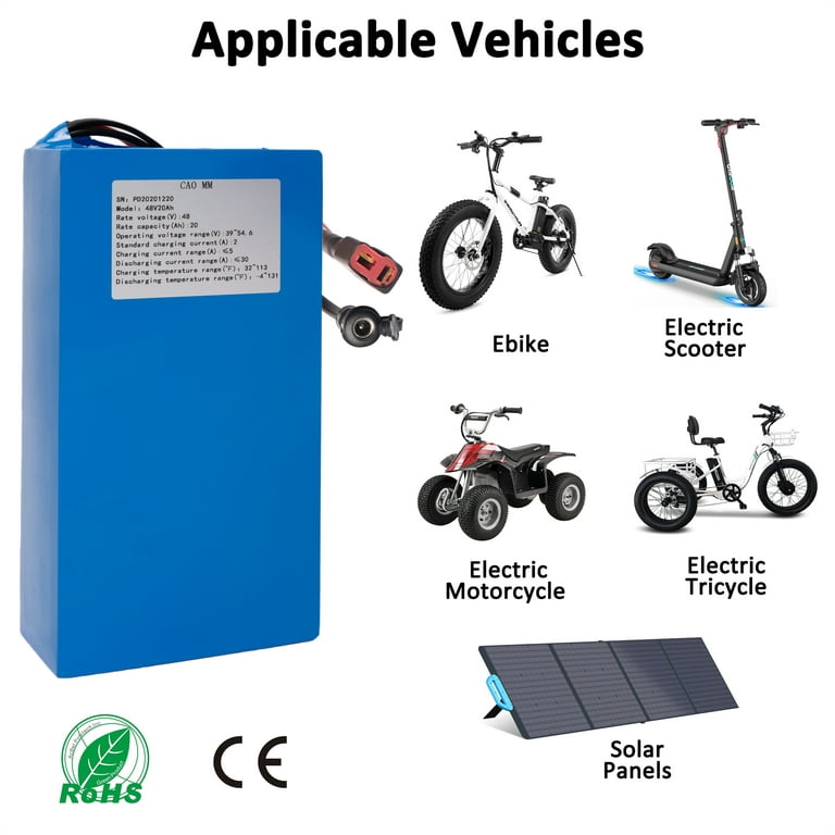 48V 2A 13S bike modification/electric/scooter 54.6v Polymer lithium battery  charger