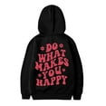 thumbnail image 5 of MIASHUI Kids Hoodie Letter Print Oversized Hoodies for Teen Girls Graphic Clothes,Black,4-5 Years, 5 of 5