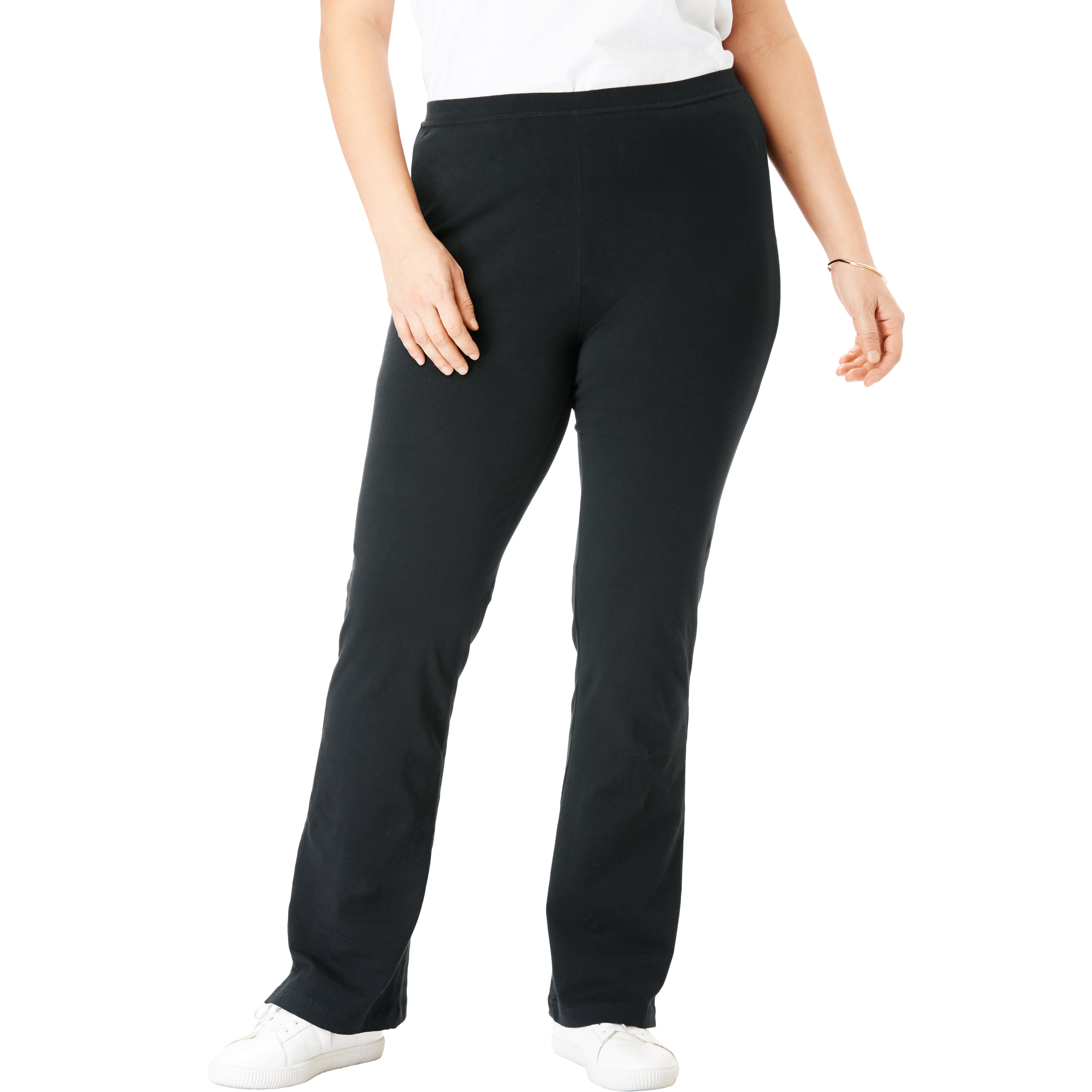 Woman Within - Woman Within Women's Plus Size Tall Stretch Cotton ...