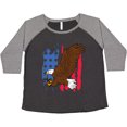 thumbnail image 3 of Inktastic Eagle with American Flag Women's Plus Size T-Shirt, 3 of 5