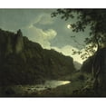 thumbnail image 3 of Joseph Wright of Derby 17x15 Black Modern Framed Museum Art Print Titled - Dovedale by Moonlight, 3 of 5