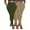 Army Green, variant on Ndbuld Womens Workout Legging 3PC Women Oversized Pockets For Quick Drying Tight Fitting Elastic Comfortable Fitness Pants Yoga Pants Holiday Gift Finder