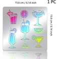 Summer Drink Stainless Steel Stencil Various Styles Hawaiian Lemon