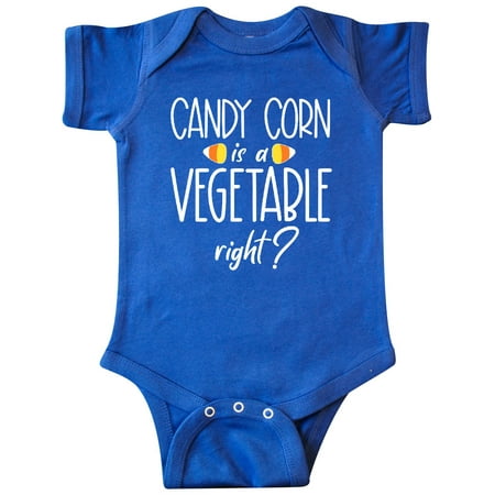 

Inktastic Halloween Candy Corn is a Vegetable Right Gift Baby Boy or Baby Girl Bodysuit
