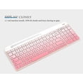 thumbnail image 2 of Keyboard Cover Skin Compatible with Logitech K585 Keyboard, Logitech K585 Slim Wireless Keyboard Protective Skin Cover Accessories - Gradual Pink, 2 of 5