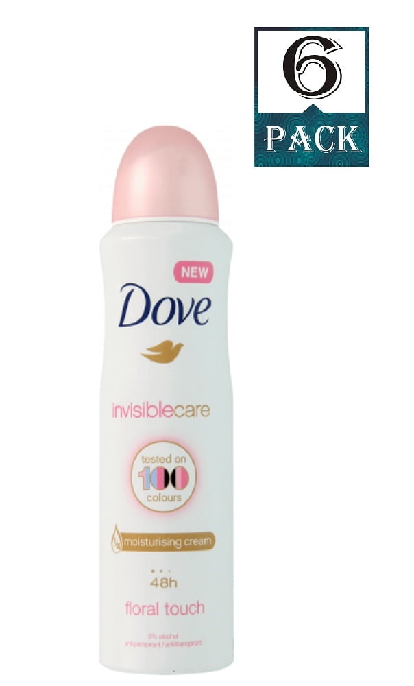 Dove Invisible Care Floral Touch 48hr Antiperspirant Deodorant Body Spray (Pack Of 6) Walmart