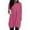 06-Hot Pink, variant on Womens 3/4 Sleeve Tunics or Tops to Wear with Leggings Long Shirts Tops with Pockets 04-Dark Green XL