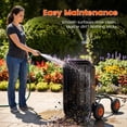 thumbnail image 6 of Firstness Garden Dump Cart, 600 lbs 4 Cu.ft Heavy Duty Garden Wagon with Quick-Release Dumping for Garden Lawn Farm Landscaping, 6 of 11