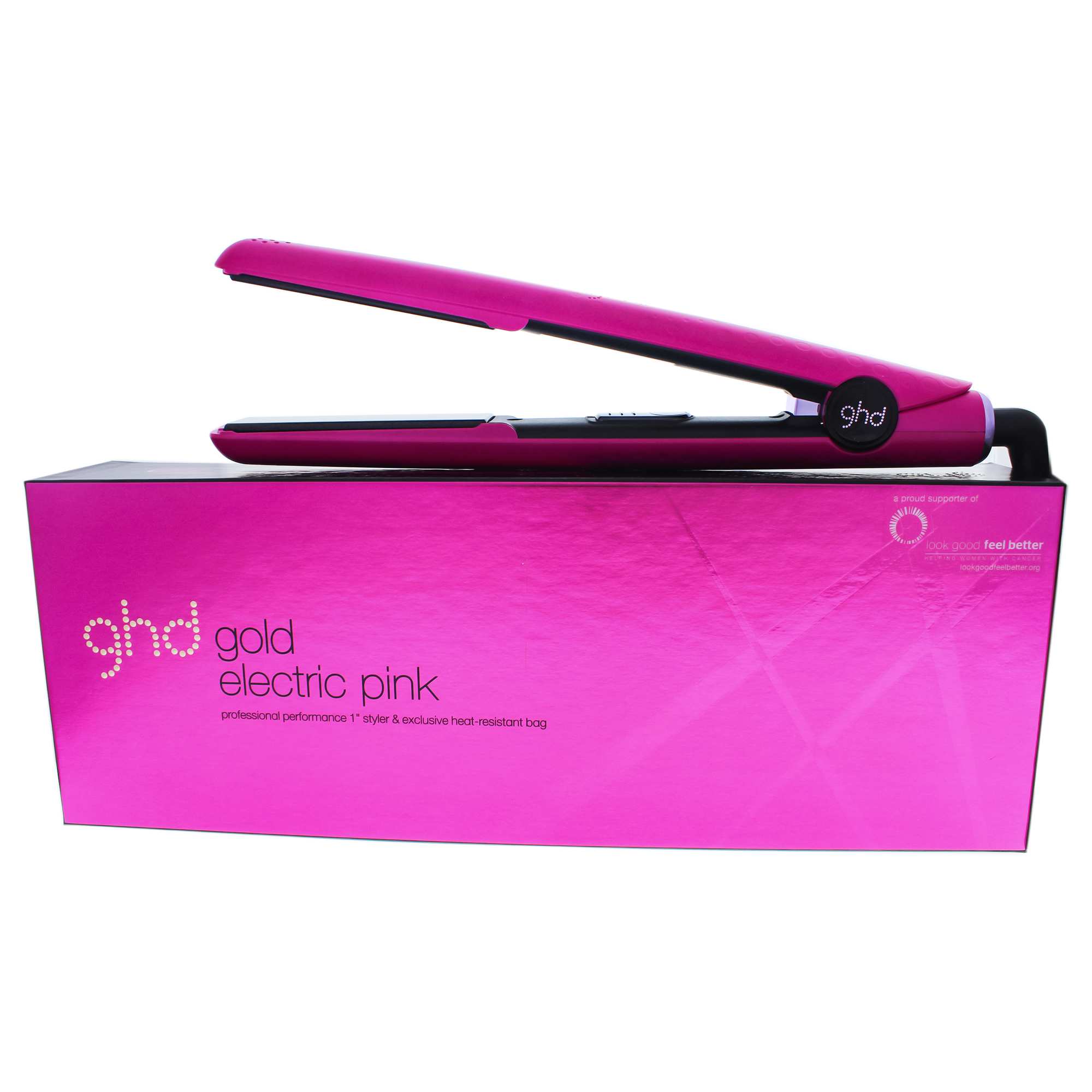 GHD Electric Pink Gold Styler Flat Iron, 1" - image 2 of 10
