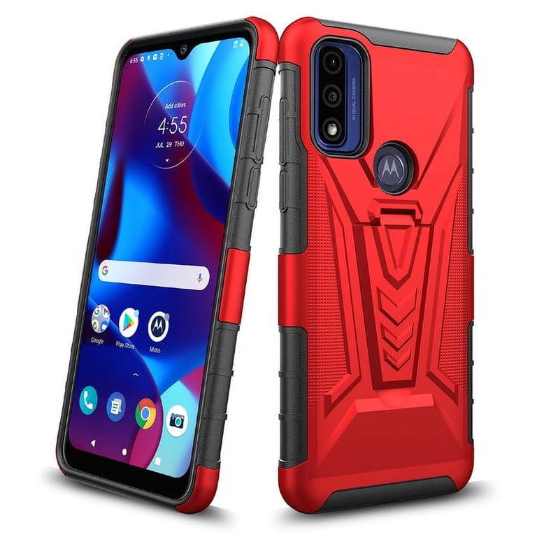 Custodia Robusta Con Clip E Schermo Integrato Per Motorola Moto G Play 2023, Nera, Jackpot Wireless - Foto 2