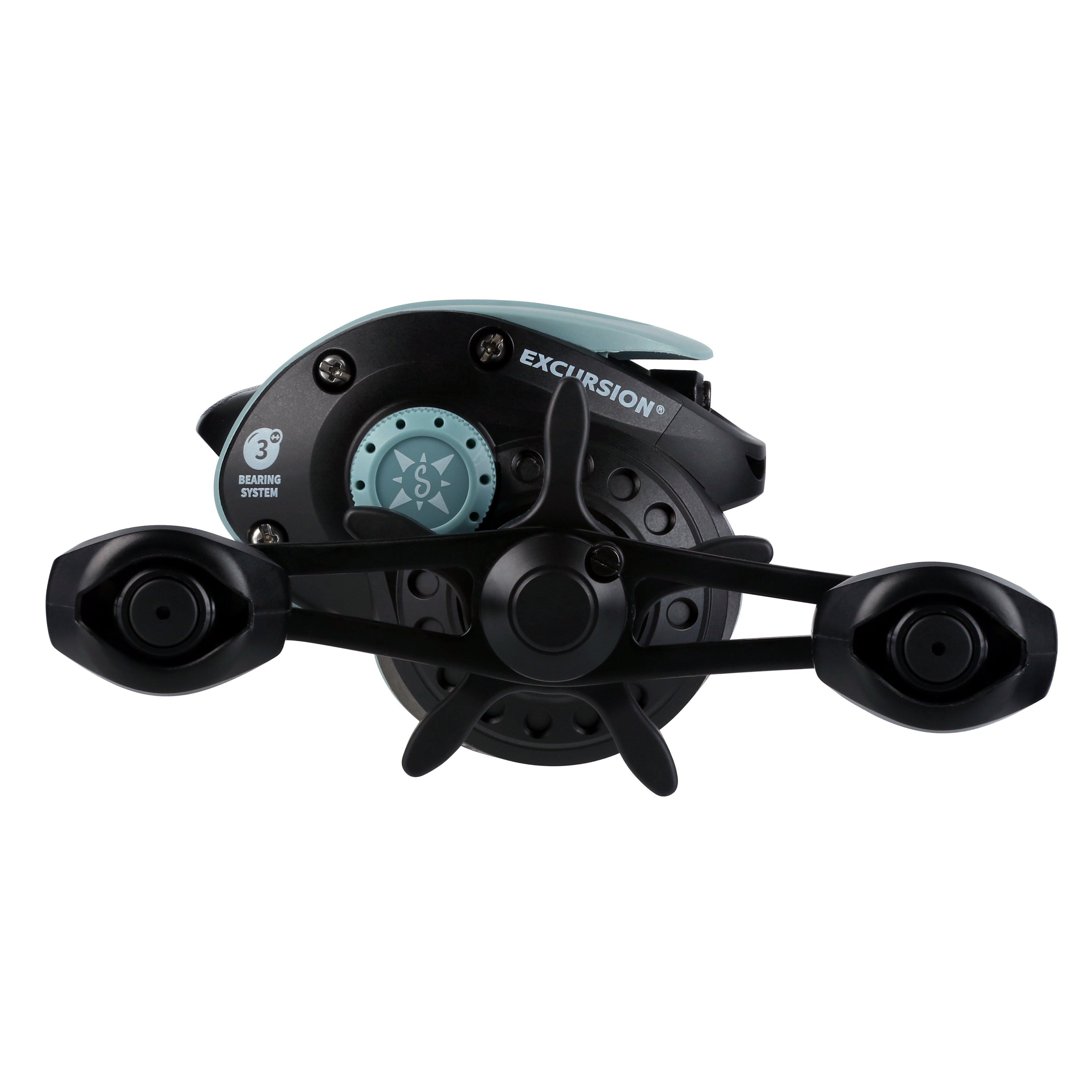 Shakespeare Excursion Low Profile Baitcast Fishing Reel, Right-Handed