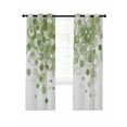 thumbnail image 7 of Sage Green Gradient Blackout Curtains for Bedroom, Abstract Polka Dots Vintage Modern Art Thermal Insulated Kitchen Drapes with Grommets, Light Blocking Window Treatment, 2 Panels 52" x 84", 7 of 7