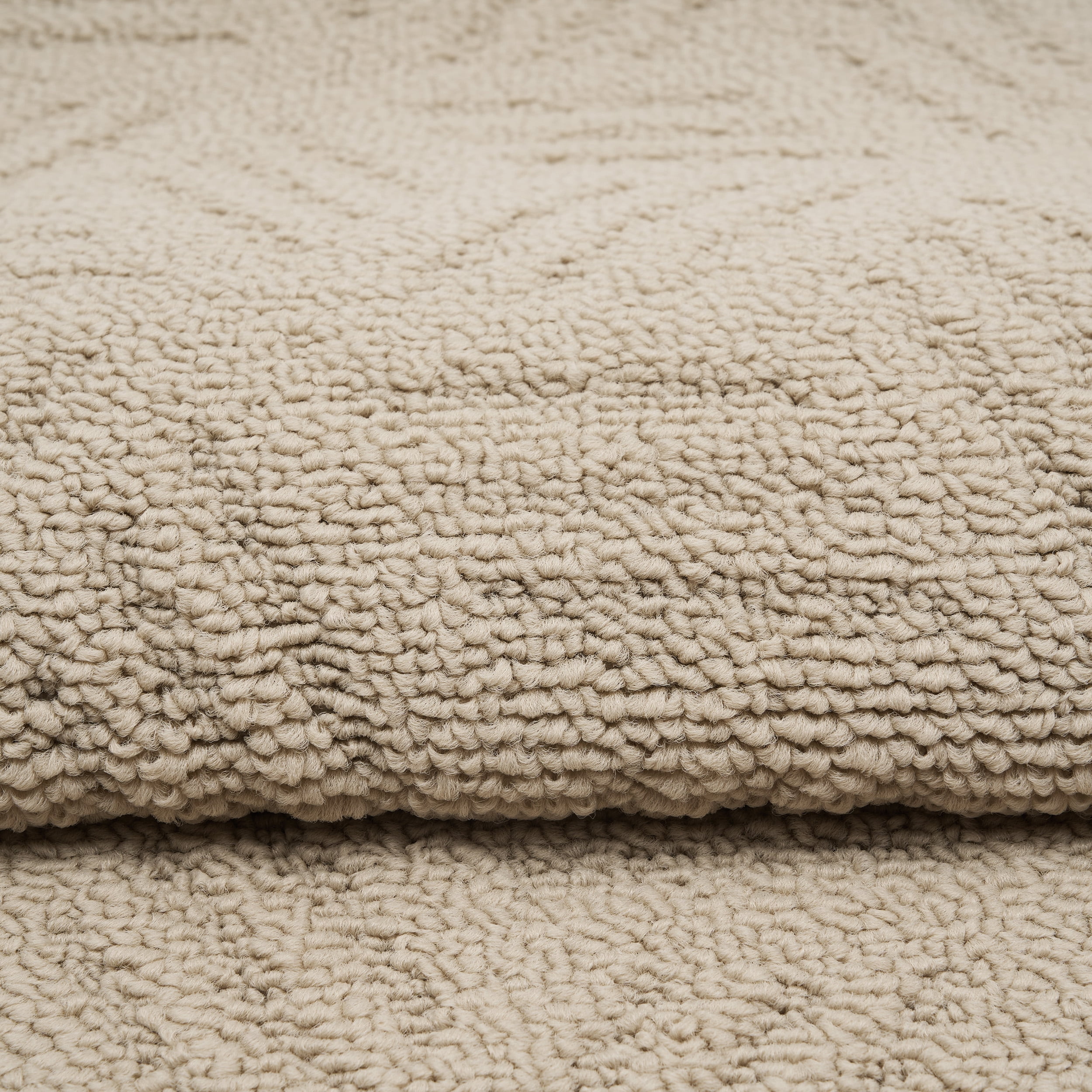 Mainstays Solid High Low Loop Kitchen Mat 18"x 27" Papyrus Beige