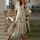 thumbnail image 2 of Vestido Corto de Verano de Moda con Cuello en V Vestido de Manga Corta Impreso, Vestido Casual Floral para Primavera Y Verano Diario, Fiesta Y Fecha, 2 of 8