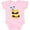 AD-Pink, variant on Cute Bee Initial B Boys or Girls Baby Bodysuit