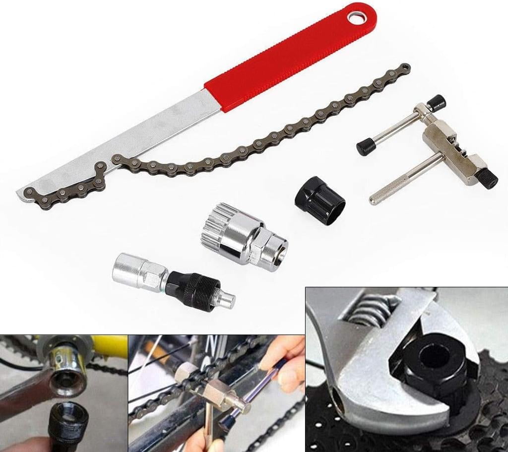 5 Pcs Bicycle Cassette Removal Sets for Outdoor Cycling Maintenance Contain Chain Whip Bottom Bracket Removal Tool Crank Puller CestMall Bike Chain Tools Set Spoke Wrench Cassette Removal Tool 5 Pcs Bicycle Cassette Removal Sets for Outdoor Cycling Maintenance Contain Chain Whip Bottom Bracket Removal Tool Crank Puller CestMall Bike Chain Tools Set Spoke Wrench Cassette Removal Tool