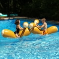thumbnail image 2 of Swimline 4-pc Inflatable Log Flume Swimming Pool Jousting Set - Brown/White, 2 of 3