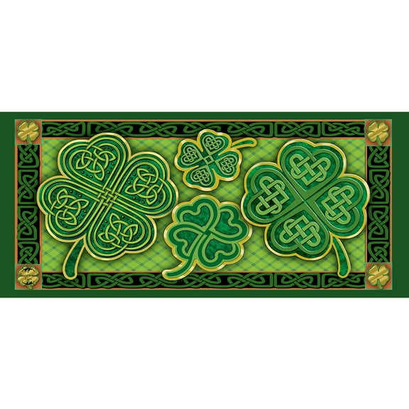 Briarwood Lane Celtic Shamrocks Mini Mat